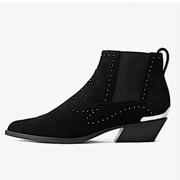 rag & bone Shoes - NEW Rag & Bone WESTIN BOOT Black Suede Studded New in Box